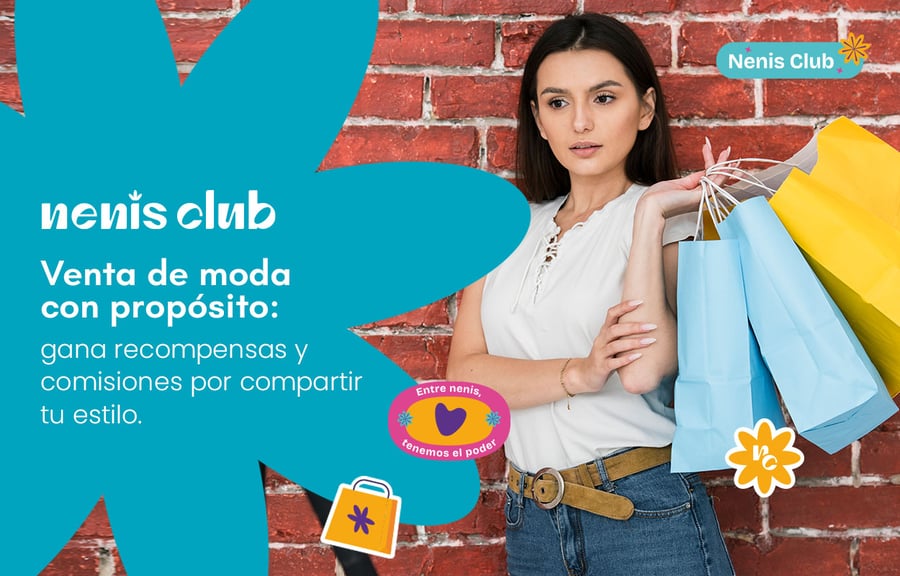 Venta de moda con propósito: gana recompensas y comisiones por compartir estilo