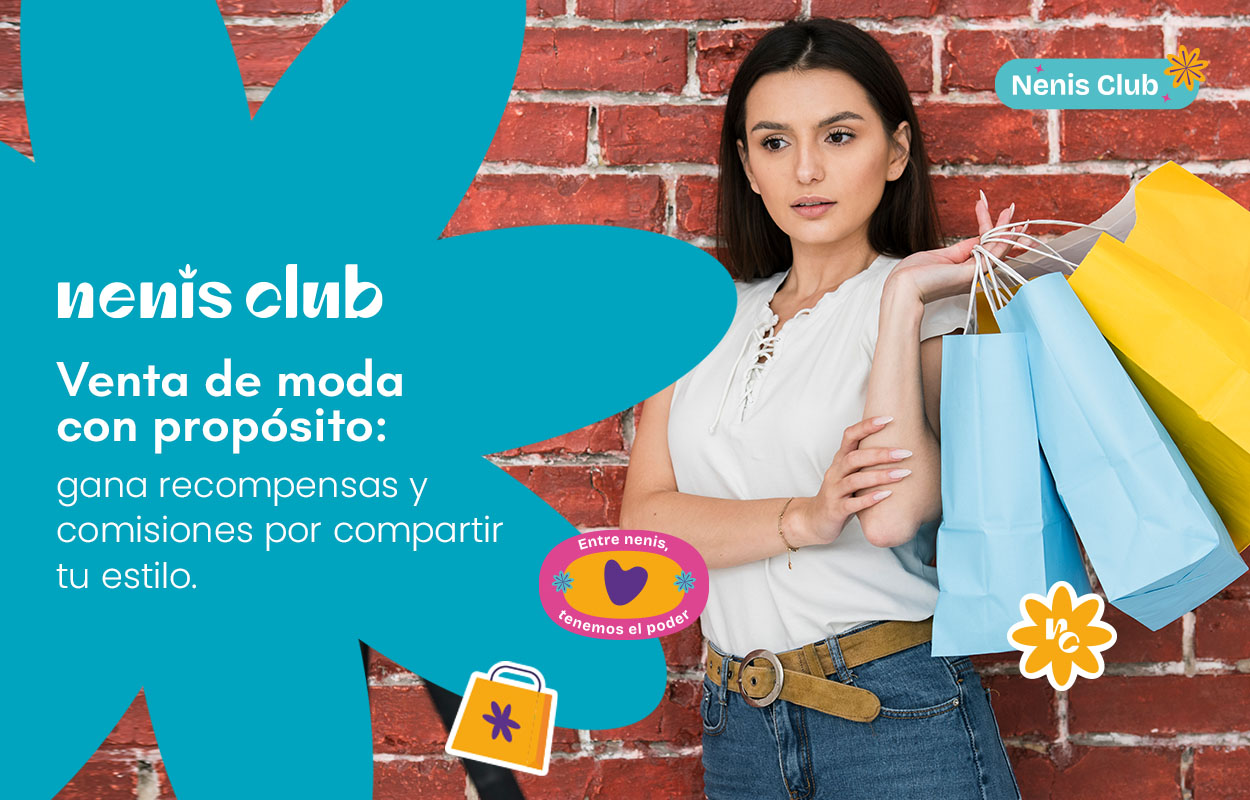 Venta de moda con propósito: gana recompensas y comisiones por compartir estilo